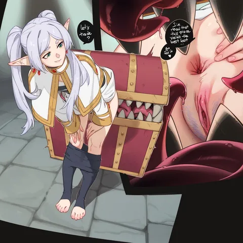 Frieren messes with the wrong mimic (Feguimel) [Frieren: Beyond Journey’s End]