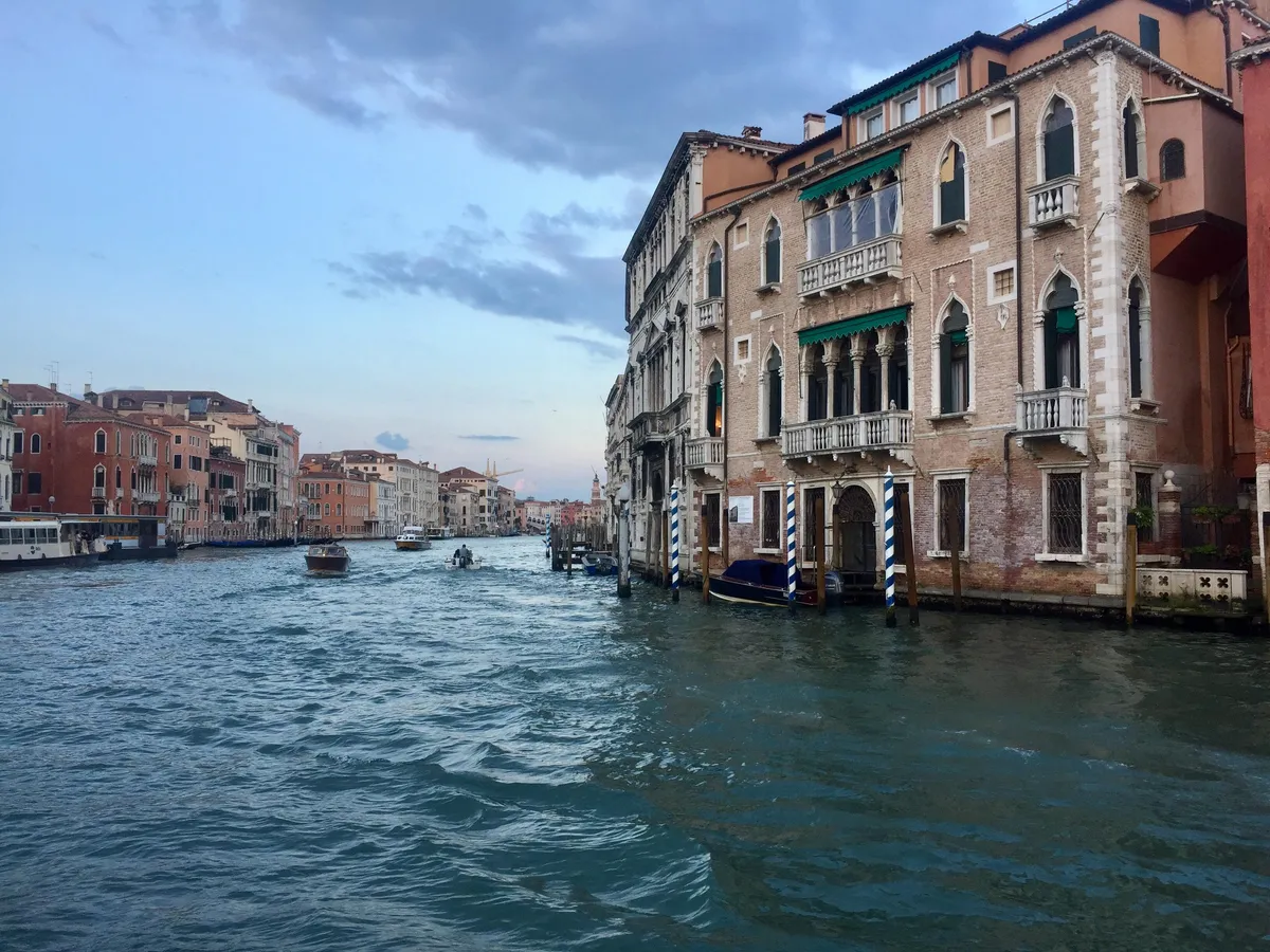 Venice, two days ago at 8:00pm. Beautiful city.