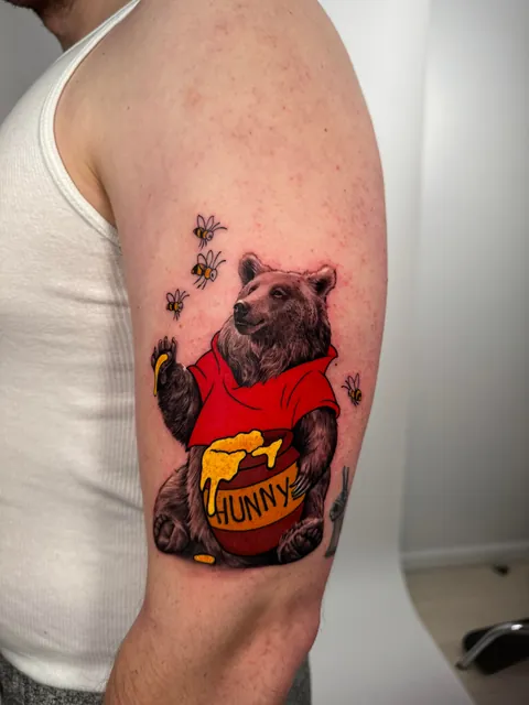 Winnie the Pooh by Alena @ InkedNYC