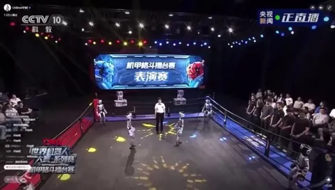 World's first humanoid robot fighting competition in Hangzhou