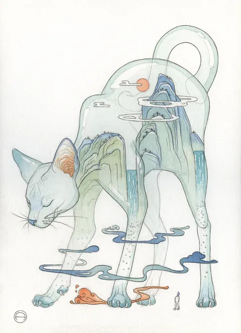 Perspectives, Artanzo, watercolors, 2026 [OC]