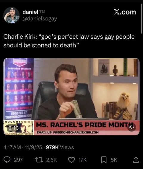 To the Filipinos defending Charlie Kirk: Can we please stop pretending that being a "Christian with a family" makes someone a good person?