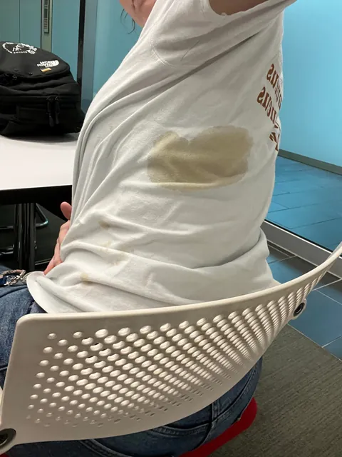 just got to school and coffee leaked in my backpack