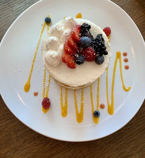 Carrot Cake with Berries
