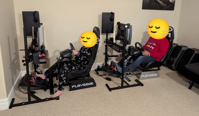 My family's MARIO KART 8 Arcade Racing Corner