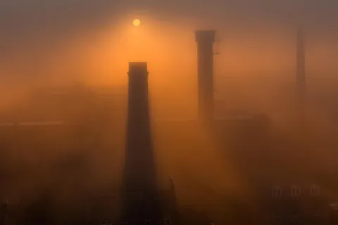 Misty Sunset