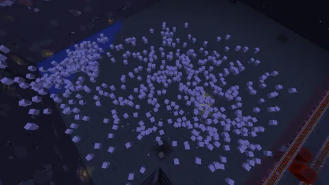 My friends hydrated 1700 happy ghasts in my witch farm. They cover a span of 300x300 hole. How can I fix this?