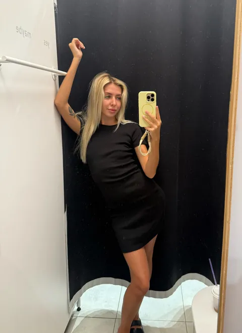 Being naked in the changing room only turns me on even more