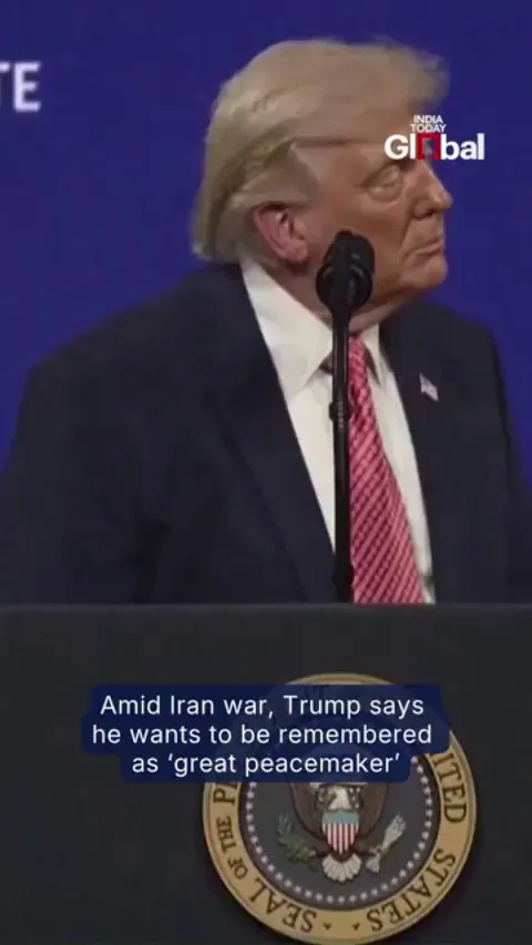 President Trump wants to be remembered as a great peacemaker