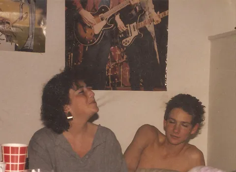 Wake and bake after a wild night, UVM, Vermont 1986.