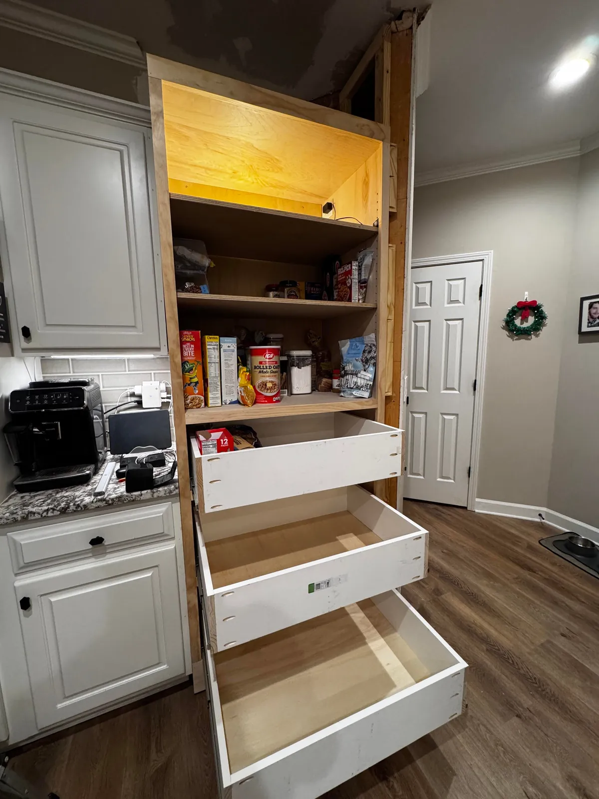Second big home project! Gutted our old pantry closet