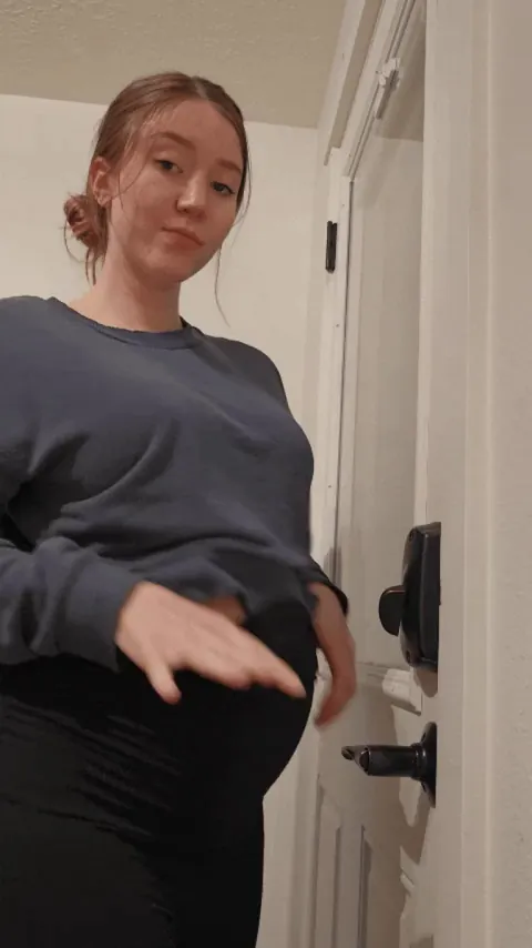 Just a little tease from your neighborhood pregnant mommy