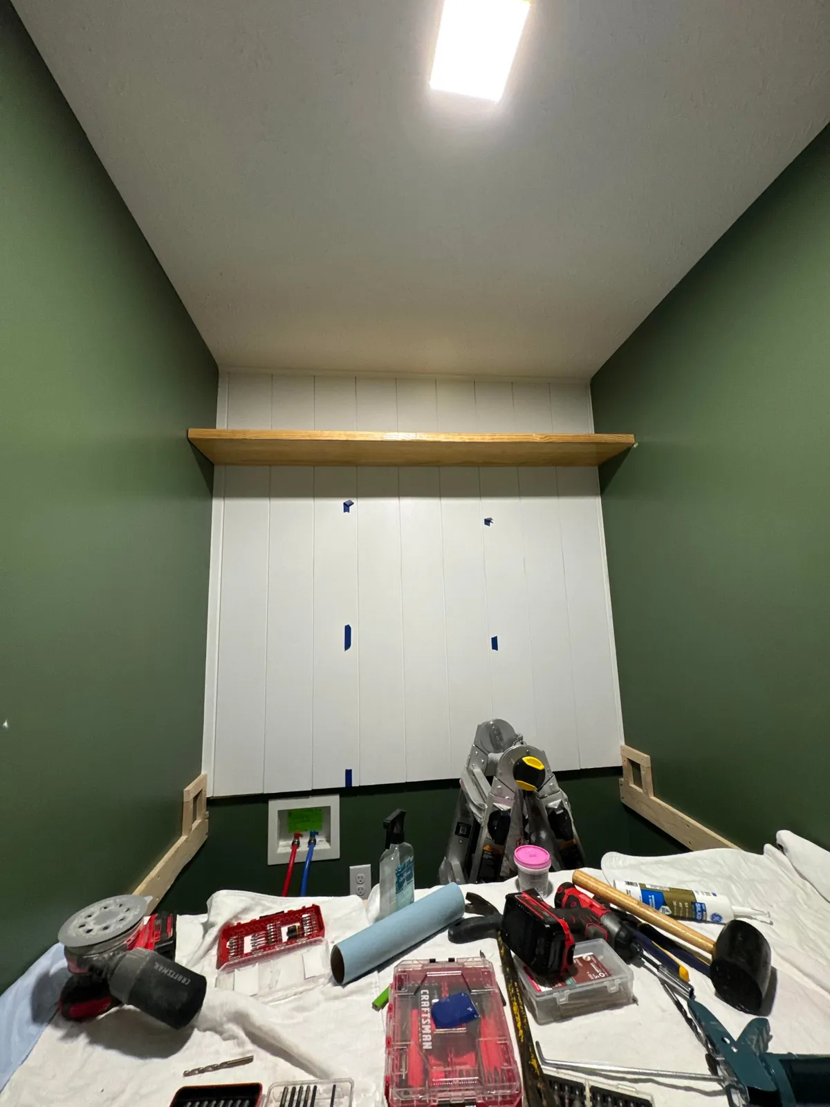My Christmas present to my wife this year was renovating our laundry room. How did I do?