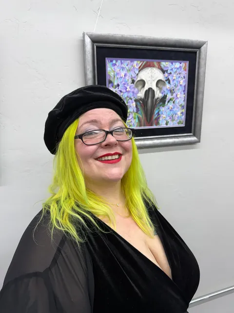 My mom had her first art gallery show today!! 🥲