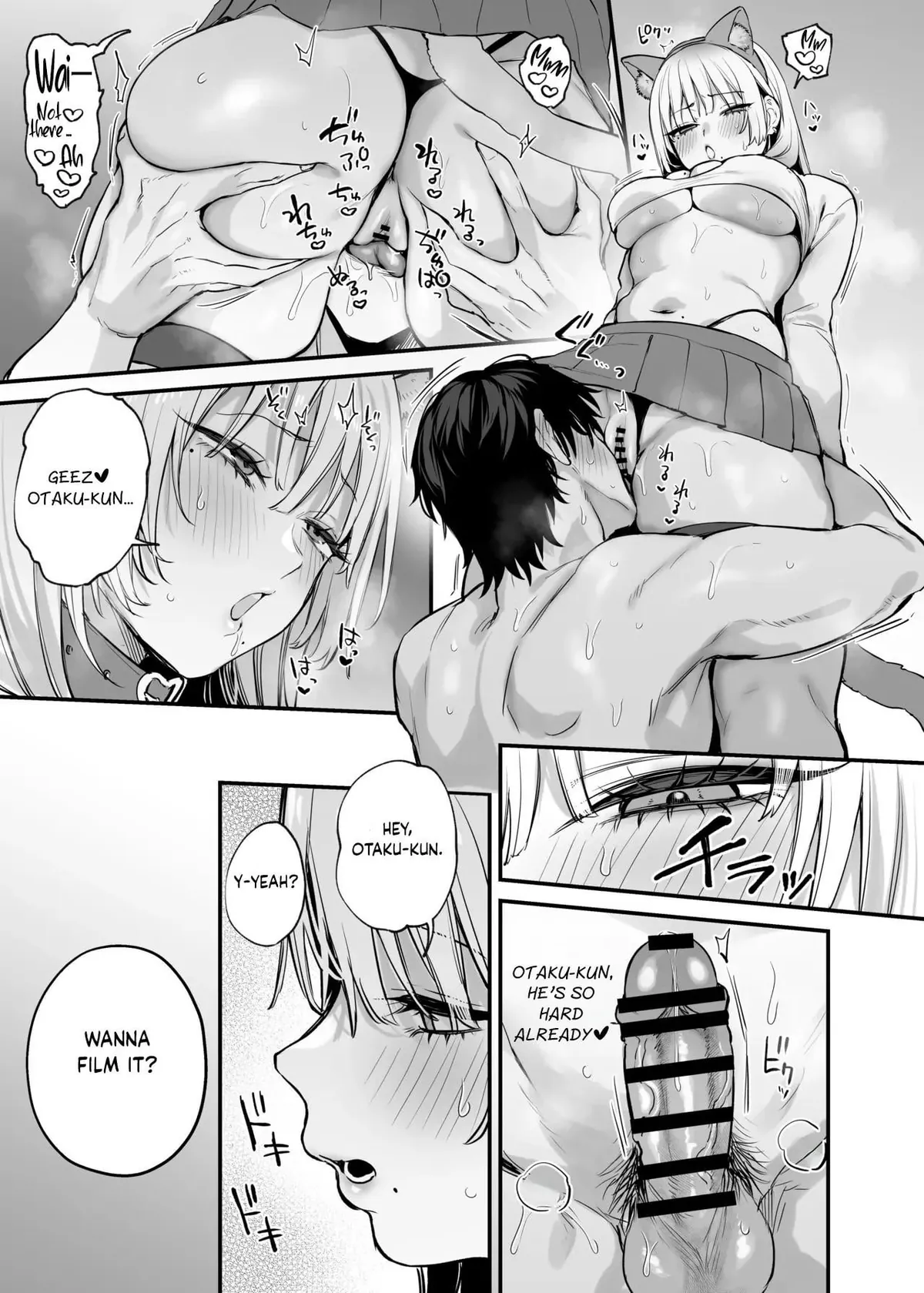 [Hitoban Tomete yo, Otaku-kun] | She wanted to just stay for a night but was too cute to not get drilled.