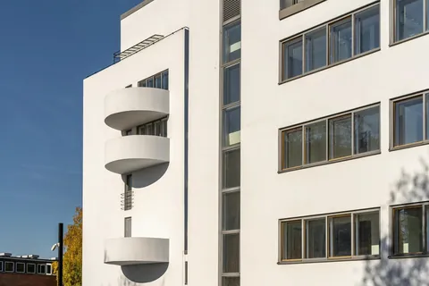 Adopting Soviet legacy: Narkomfin Building in Moscow, an iconic constructivist apartment complex built in 1930 as ‘experimental housing’ and restored in 2020