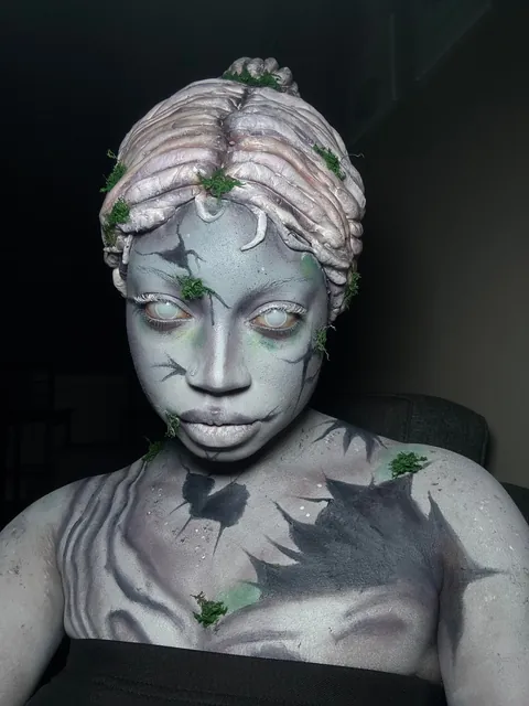 statue makeup look 🗿