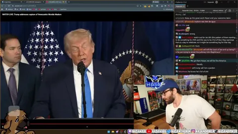 Hasan crashes out at Venezuelans celebrating Maduro's capture