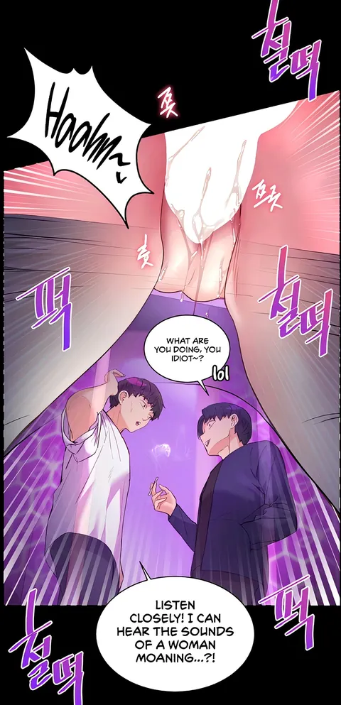 Having sex in the nightclub's male bathroom