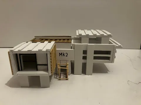 Architecture model that I made. How does it look? (Im 15yo and I wanna be an architect in the future)