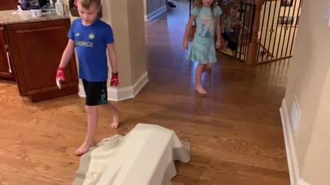 One of his bday presents showed up a week late. I’ve been telling him it’s raisins. Took the present out and put raisins in