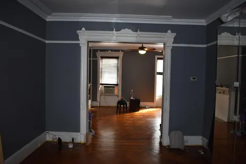 It took a year, but the living room, office, bedroom, and bathroom are all done.