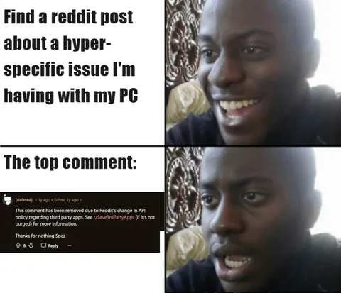 Has happened many times in the last year since the "protest"