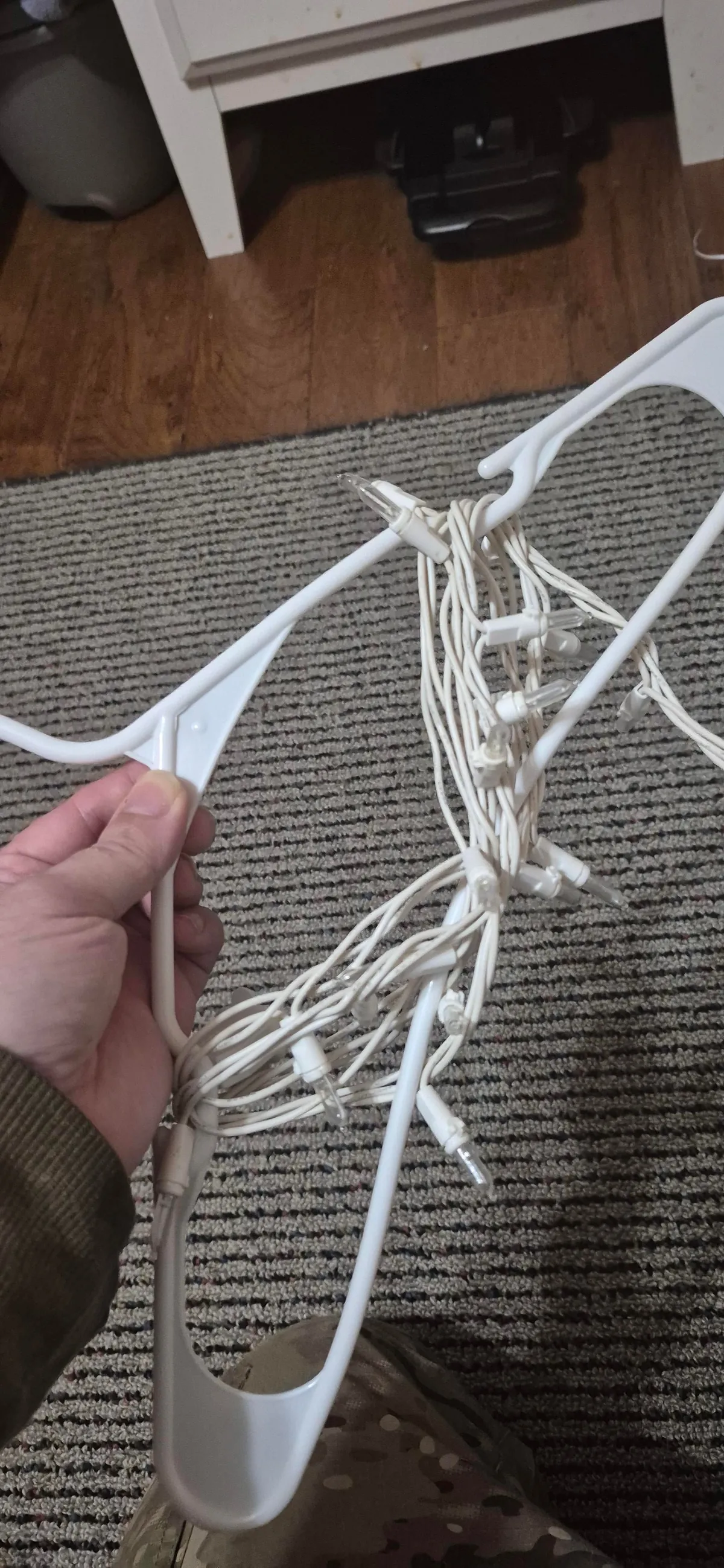 How Istore Xmas lights when not in use