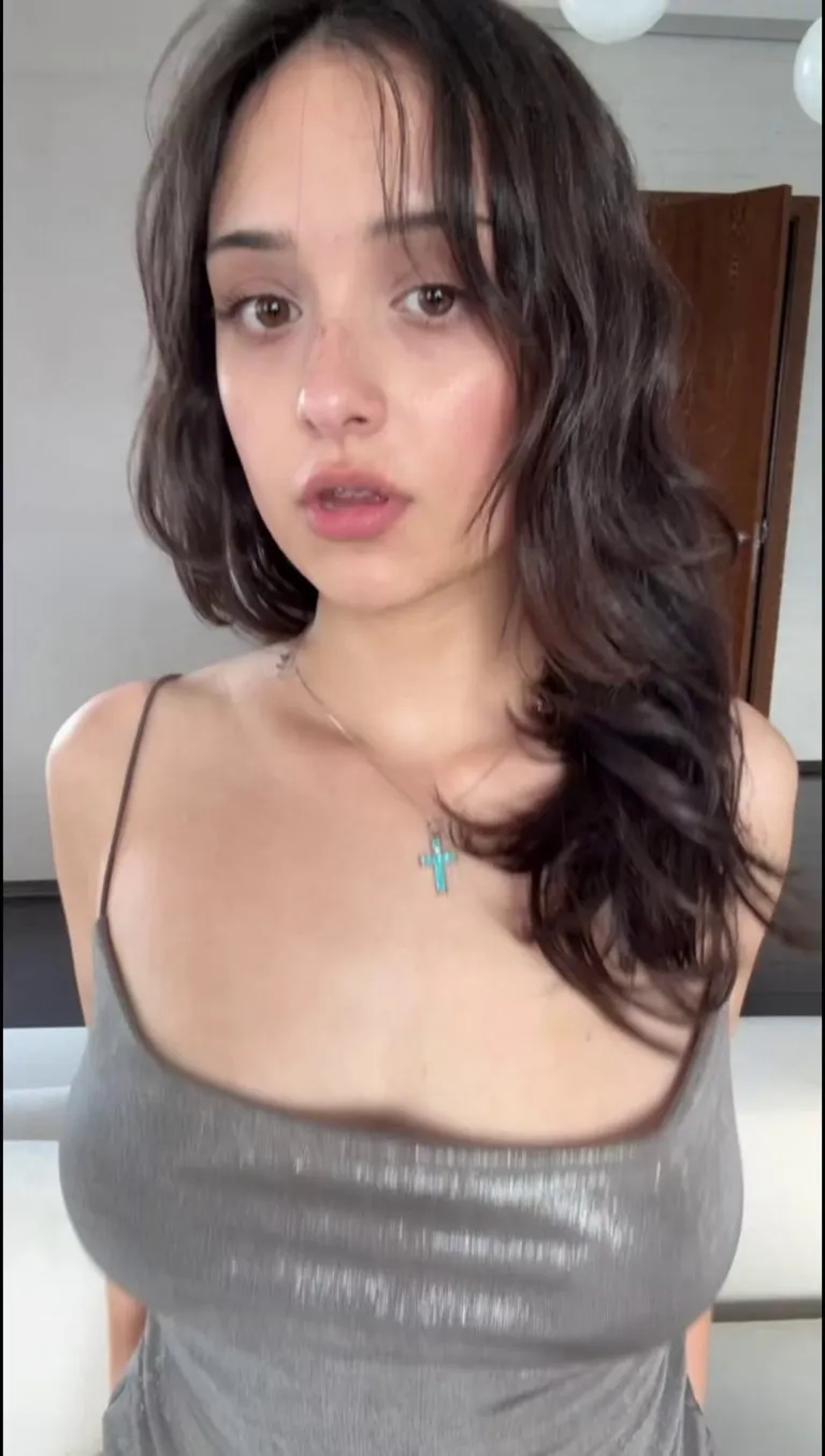 Dropping my big, firm tits