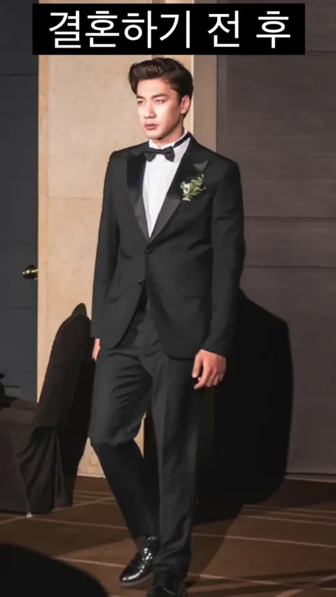 A Korean man shows his before &amp; after marriage photos