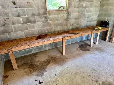 Here’s an image dump of my garage over the past year. My dad painted everything on the walls. He had a blast! Hope y’all like it.