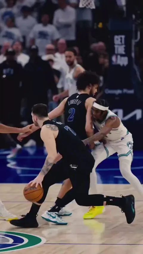
New angle of Luka hitting the game-winner last night