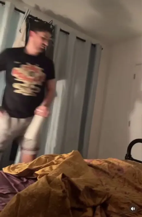 Cat wants to be let in.