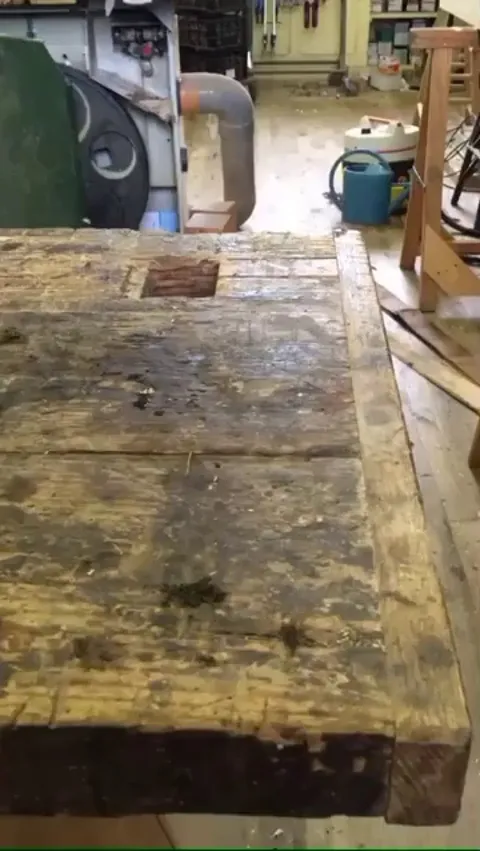 A log with bark precisely taken off