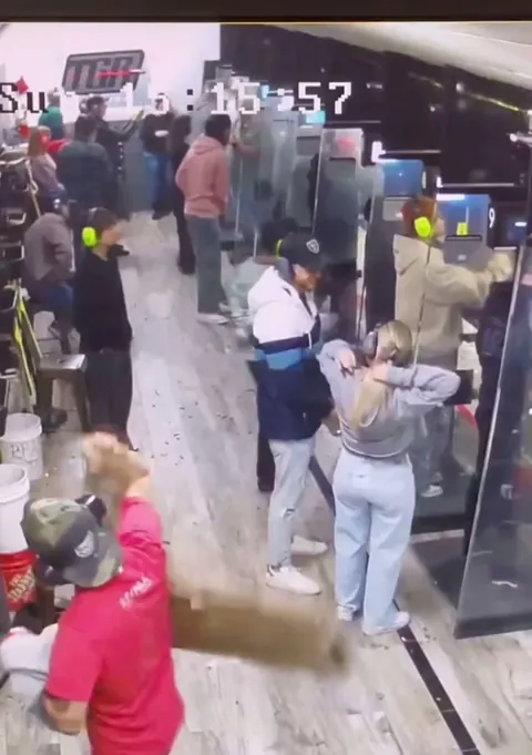 A shooter who showed no regard for the safety of those around him had his gun confiscated by an employee