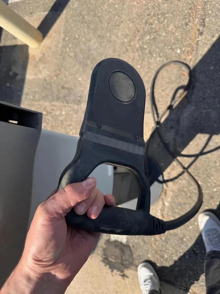 There’s a GM EV1 charger at Sacramento Airport. Only 4 of these cars are known to still run, and most are in museums.