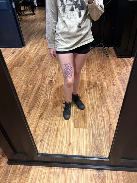 Showing off My Mothman! Chicago at Goodkind Tattoo