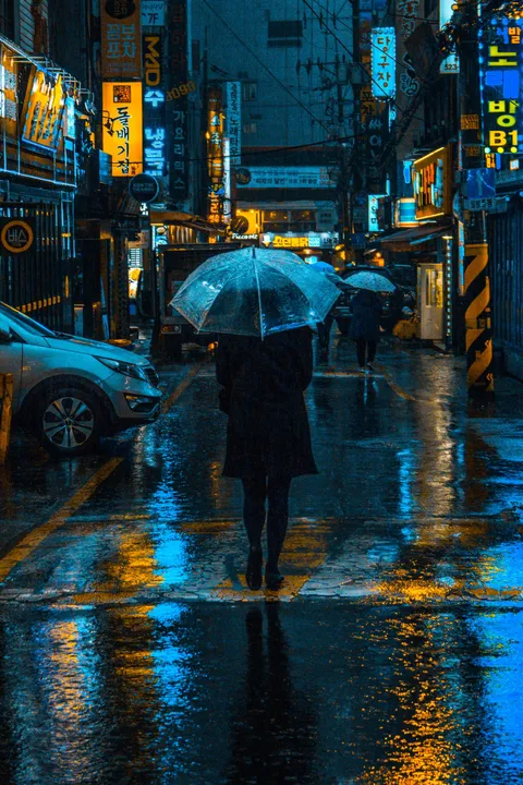 ITAP of a rainy evening in South Korea