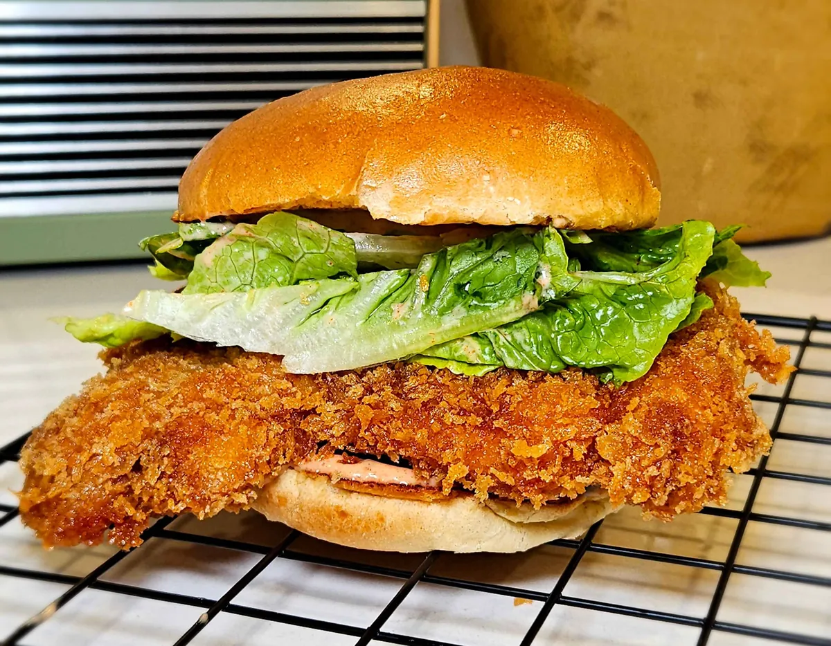 Fried chicken sandwiches [homemade]