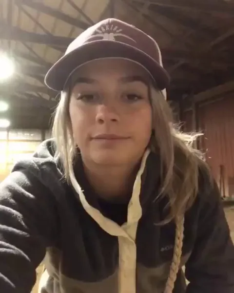 Horse thinks owner is sad and comforts her