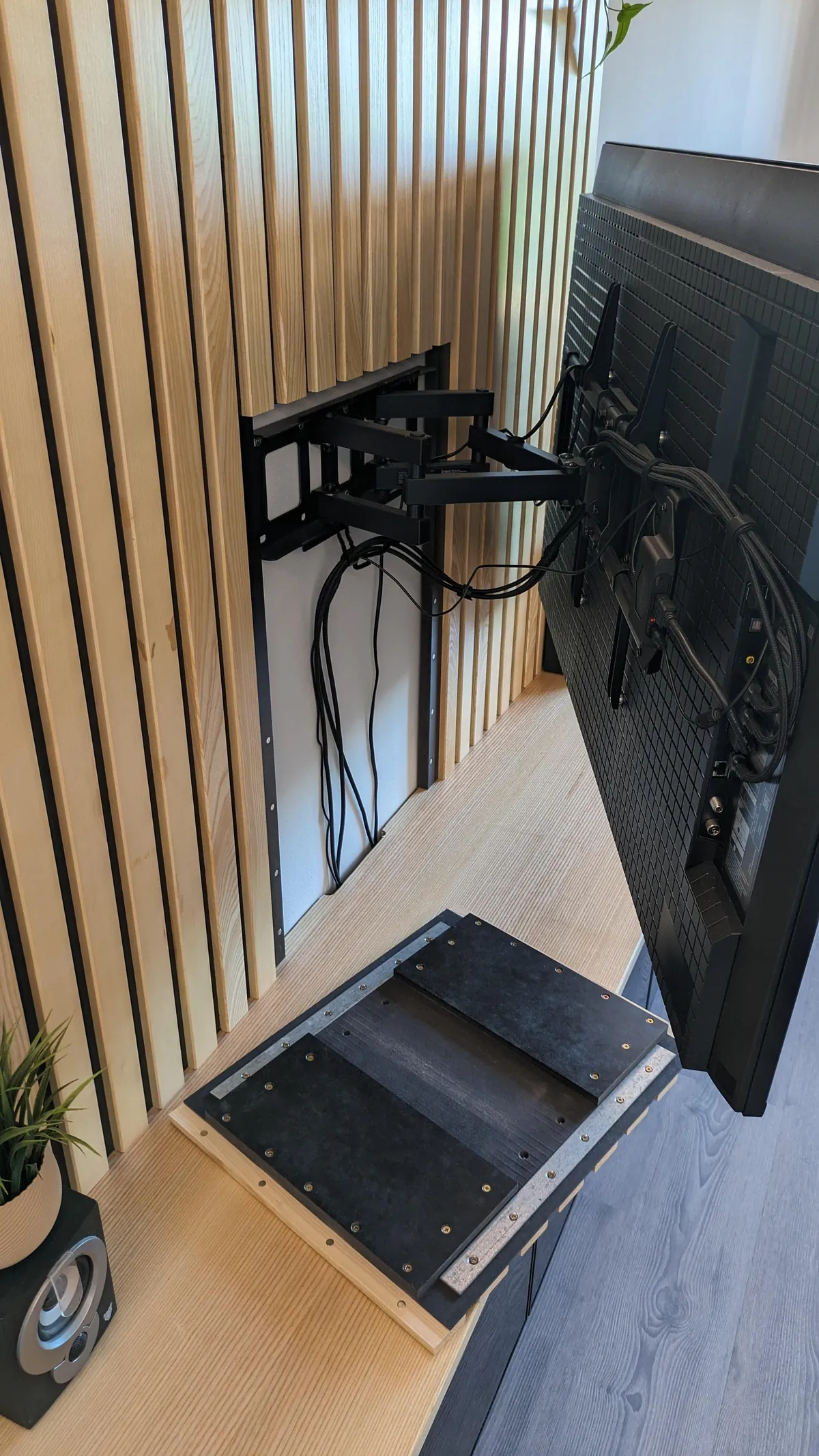 I made a TV-wall for my living-room