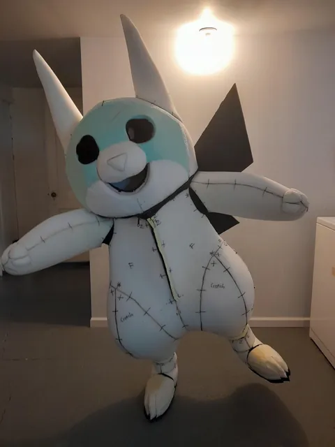 My giant Pikachu mascot is ready for fur! #IChooseYou