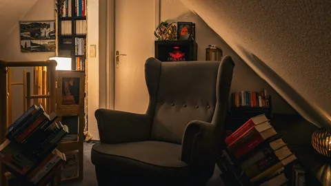 The vibe in this room never gets old, but I’m running out of space for new books