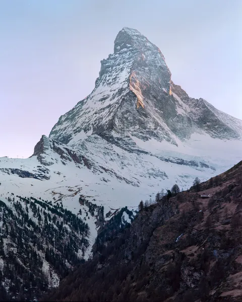 Seeing the Matterhorn is a special occasion, even living in Switzerland. Had the chance to bring a friend up to Zermatt for sunset. [OC][3072x3840]
