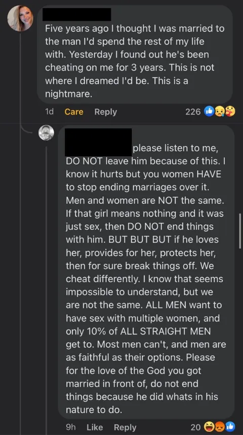 As a faithful and loving man this makes me angry