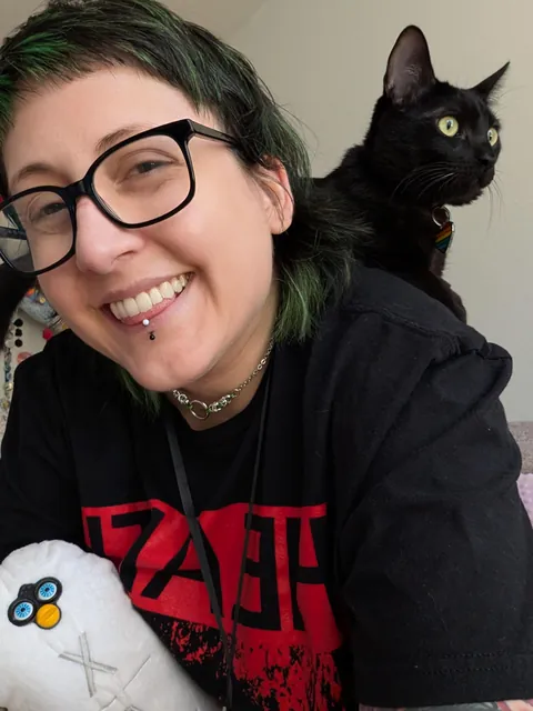 shoulder cat update: I have officially become a sentient couch