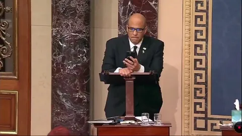 Senator Cory Booker breaks the record for longest Senate speech of all time at over 24 hours