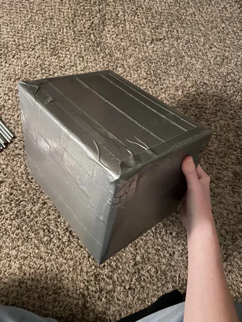 Wrapped this for my daughter this year (Outside to inside layers)