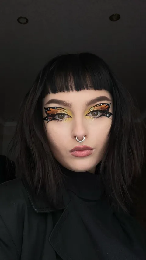 Tried a butterfly look!