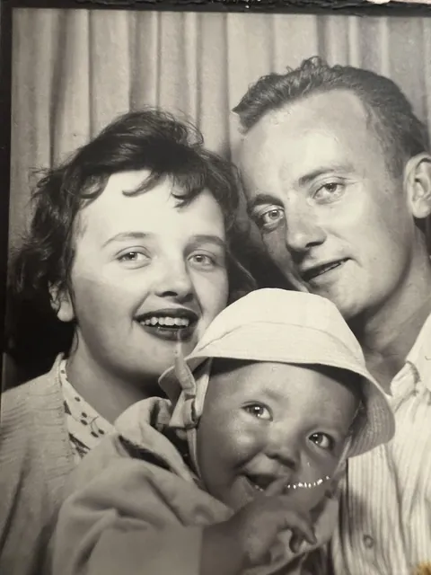 Lost both of my grandparents within a year. Here they were with my dad in a Photo Booth in 1966. Happy Valentines Day 💘